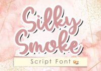 Silky Smoke Font - Featured Image
