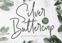 Silver Buttercup Font - Featured Image