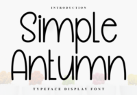 Simple Antumn Font - Featured Image