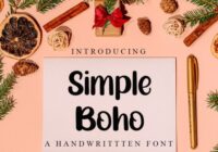 Simple Boho Font - Featured Image
