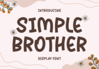 Simple Brother Font - Featured Image