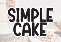 Simple Cake Font - Featured Image