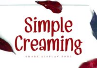 Simple Creaming Font - Featured Image