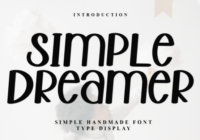 Simple Dreamer Font - Featured Image