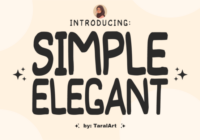 Simple Elegant Font - Featured Image