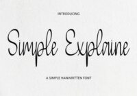 Simple Explaine Font - Featured Image