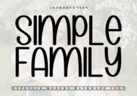 Simple Family Font - Featured Image