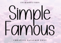 Simple Famous Font - Featured Image