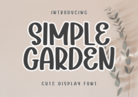 Simple Garden Font - Featured Image