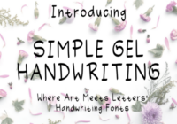 Simple Gel Handwriting Font - Featured Image