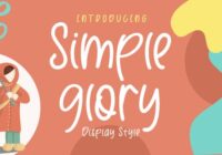 Simple Glory Font - Featured Image