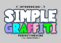 Simple Graffiti Font - Featured Image