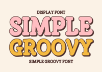 Simple Groovy Font - Featured Image