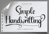 Simple Handwritting Font - Featured Image