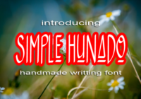 Simple Hunado Font - Featured Image