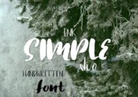 Simple Ink Duo Font - Featured Image