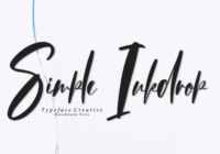 Simple Inkdrop Font - Featured Image