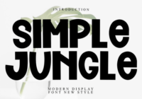 Simple Jungle Font - Featured Image