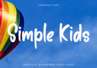 Simple Kids Font - Featured Image