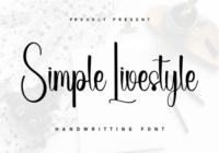 Simple Livestyle Font - Featured Image