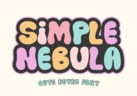 Simple Nebula Font - Featured Image