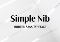 Simple Nib Font - Featured Image