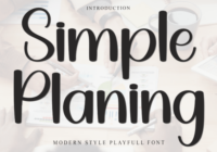 Simple Planing Font - Featured Image