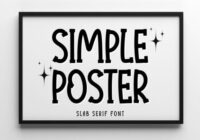 Simple Poster Font - Featured Image