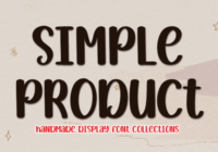 Simple Product Font - Featured Image