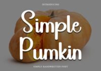 Simple Pumkin Font - Featured Image