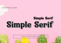 Simple Serif Font - Featured Image