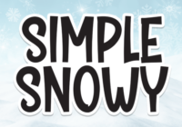 Simple Snowy Font - Featured Image