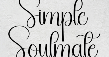 Simple Soulmate Font - Featured Image