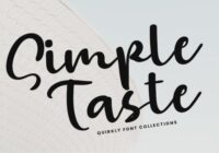 Simple Taste Font - Featured Image