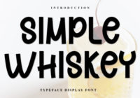Simple Whiskey Font - Featured Image
