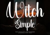 Simple Witch Font - Featured Image