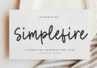 Simplefire Font - Featured Image