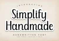Simplify Handmade Font - Featured Image