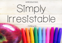 Simply Irresistible Font - Featured Image