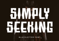 Simply Seeking Font - Featured Image
