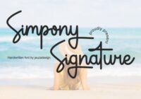 Simpony Signature Font - Featured Image