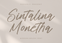 Sintalina Monetha Font - Featured Image