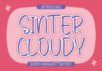 Sinter Cloudy Font - Featured Image