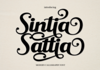 Sintia Sattia Font - Featured Image