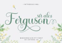 Sir Alex Ferguson Font - Featured Image