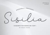 Sisilia Font - Featured Image