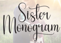 Sister Monogram Font - Featured Image
