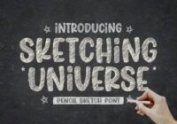 Sketching Universe Font - Featured Image