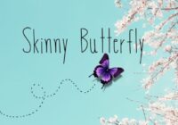 Skinny Butterfly Font - Featured Image