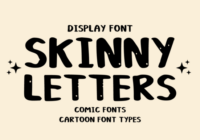 Skinny Letters Font - Featured Image